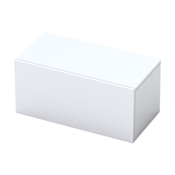 خزانة صغيرة إنفينيتي قابلة للرفع بيضاء