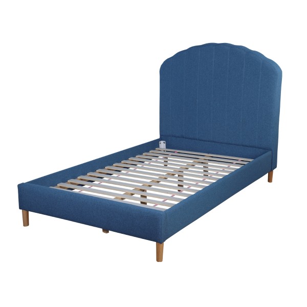 سرير أطفال فلين - 2 120×200 أزرق